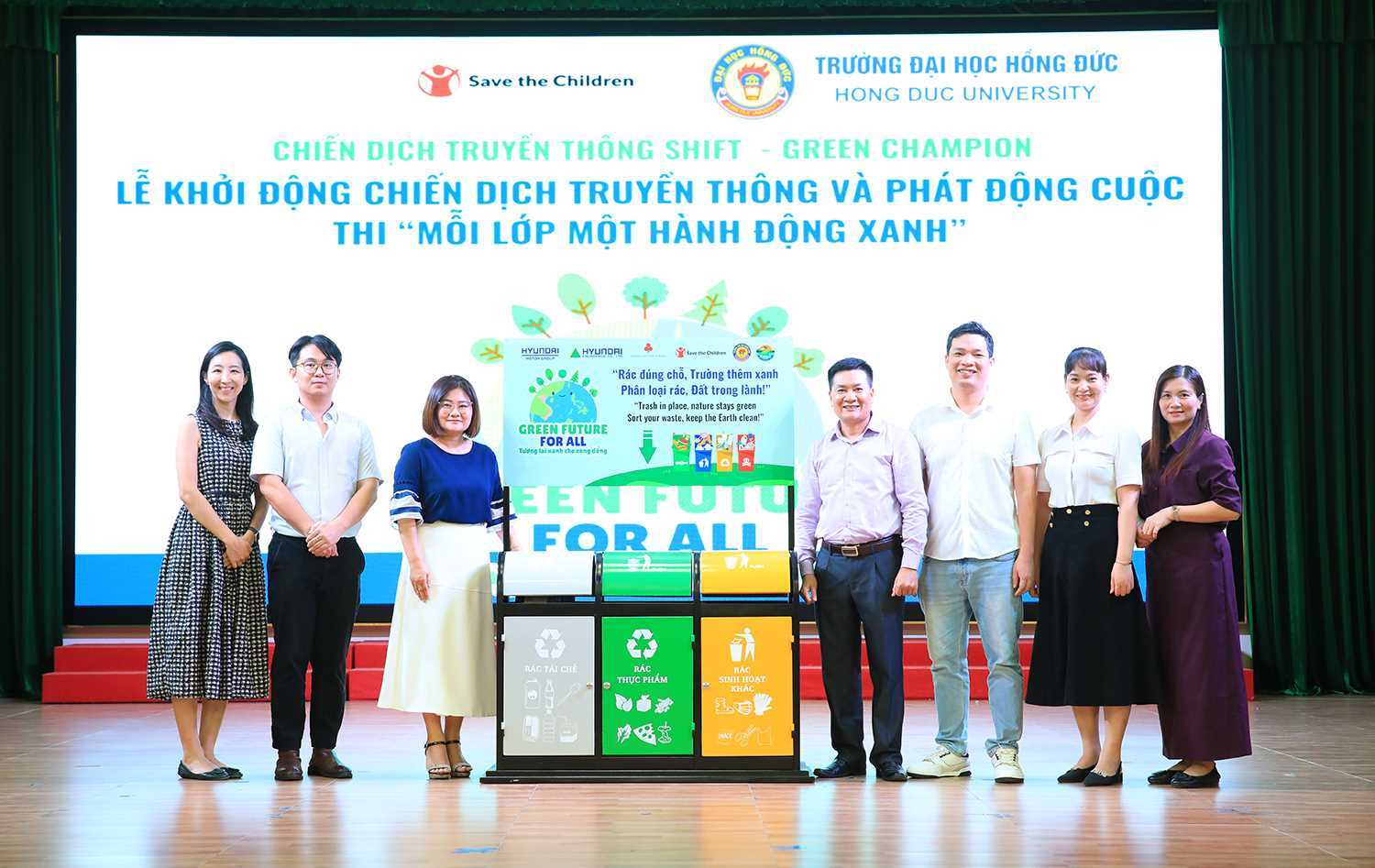 Towards a Green, Clean and Beautiful School: Launch of the Green Champion Campaign and ''One Green Action per Class'' Contest at Hong Duc Primary, Middle & High School